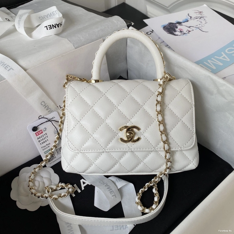 First Bag Ru BAG COCO SMALL CHANEL HANDLE 0709